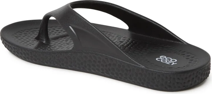 Dearfoams Men's EcoCozy Sustainable Comfort Flip Flop Thong Sandal - Image 5