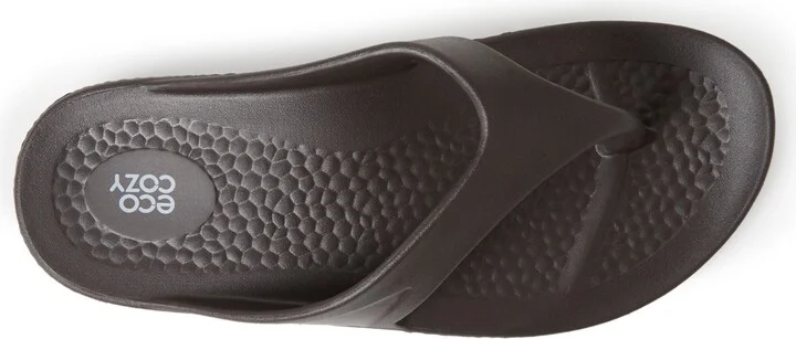 Dearfoams Men's EcoCozy Sustainable Comfort Flip Flop Thong Sandal - Image 7