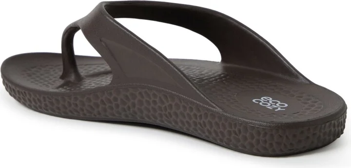 Dearfoams Men's EcoCozy Sustainable Comfort Flip Flop Thong Sandal - Image 8