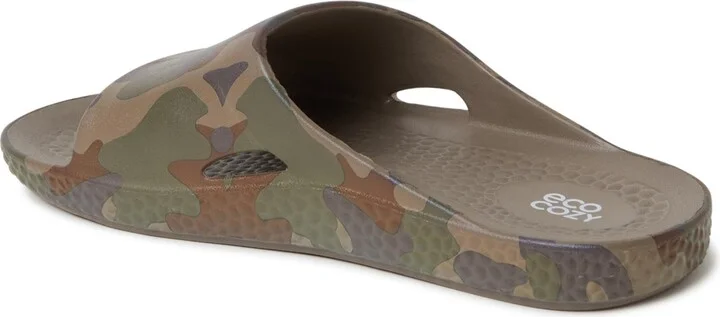 Dearfoams Men's EcoCozy Sustainable Comfort Slide Sandal - Image 3
