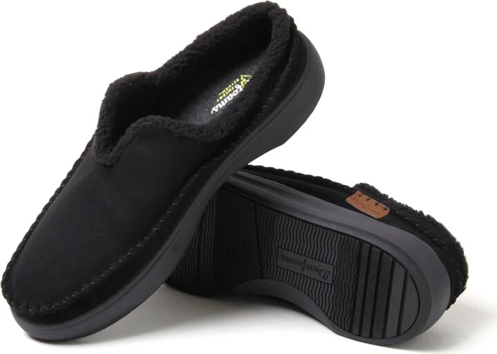 Dearfoams Men's Elm Energy Return Moccasin Toe Clog House Shoe Slipper - Image 3
