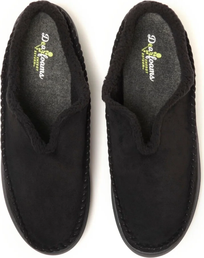 Dearfoams Men's Elm Energy Return Moccasin Toe Clog House Shoe Slipper - Image 4