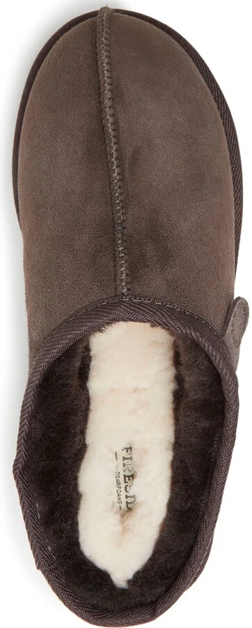 Dearfoams Men's Fireside By Grafton Genuine Shearling Clog Slipper - Image 2