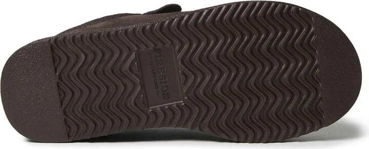 Dearfoams Men's Fireside By Grafton Genuine Shearling Clog Slipper - Image 4