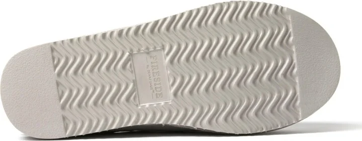 Dearfoams Men's Fireside By Grafton Genuine Shearling Clog Slipper - Image 7