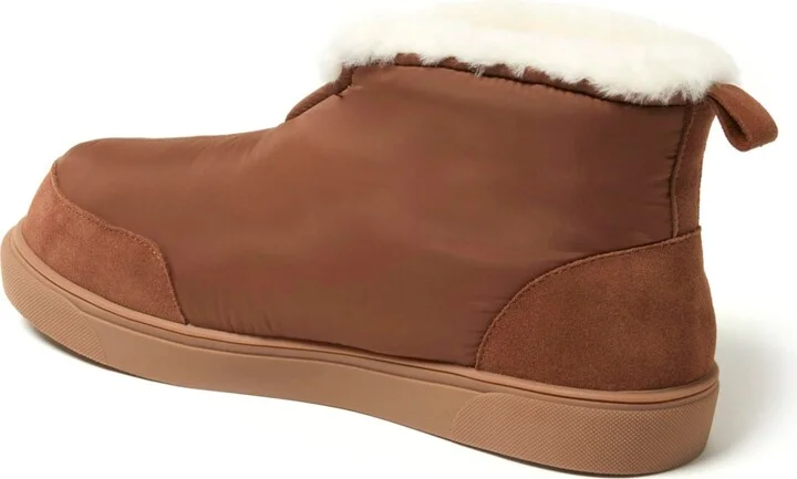 Dearfoams Men's Fireside by Shearling Warm Up Bootie - Image 2
