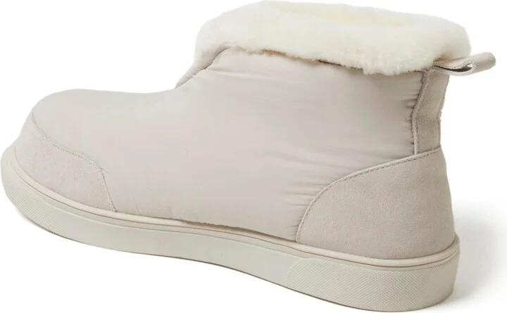 Dearfoams Men's Fireside by Shearling Warm Up Bootie - Image 6