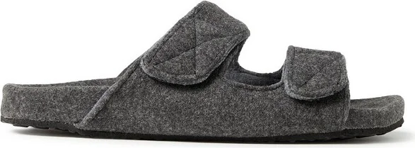 Dearfoams Men's Maddox Wool Blend Double Strap Slide - Image 2