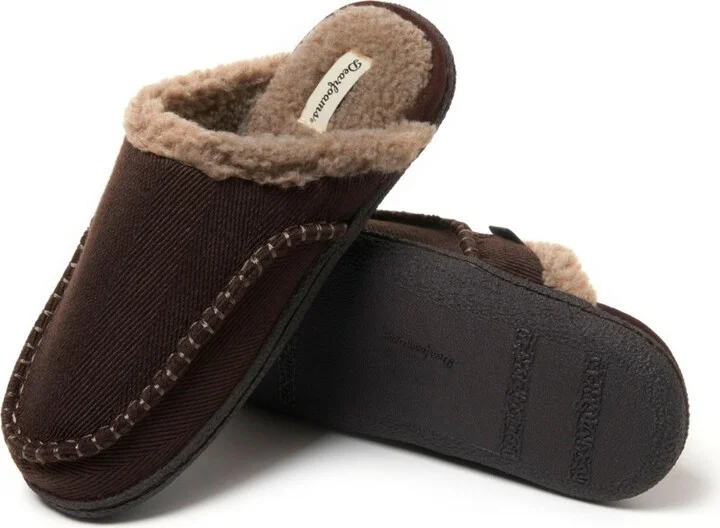 Dearfoams Men's Matthew Moccasin Toe Scuff House Slipper - Image 2