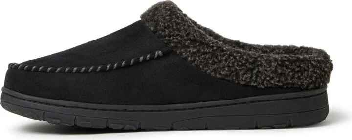 Dearfoams Men's Microsuede Moccasin Toe House Shoe Clog Slipper - Image 7
