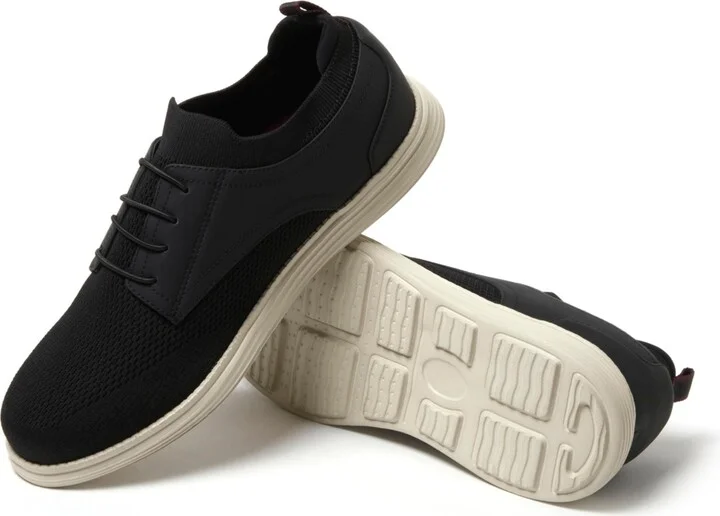 Dearfoams Men's Nash Stretch Knit Oxford Slip On Sneaker - Image 4