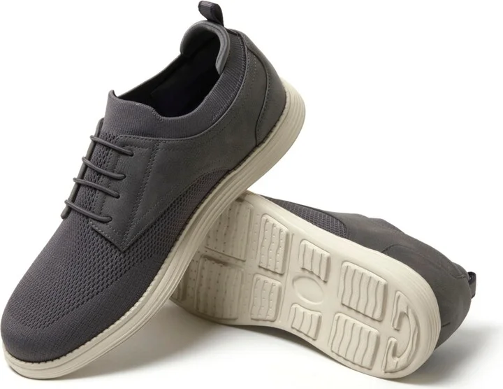 Dearfoams Men's Nash Stretch Knit Oxford Slip On Sneaker - Image 10