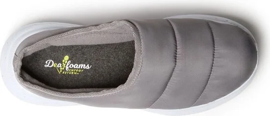 Dearfoams Men's Ontario Slip-On Clog With Regnr8 - Medium Grey Size - Image 2