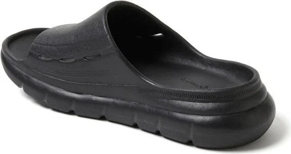 Dearfoams Men's Powell ReGrind EVA Pillow Slide Sandal - Black Size - Image 2