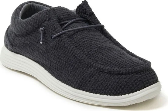 Dearfoams Men's Rhett Closed Back Chukka Loafer - Navy Size