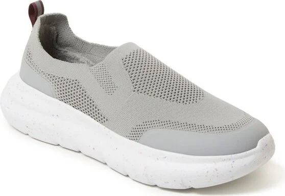Dearfoams Men's Tahoe Closed Back Slip-On Sneaker - Peacoat Size