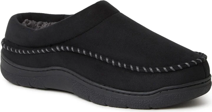 Dearfoams Men's Thompson Moccasin Toe Clog House Shoe Slipper - Image 10
