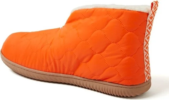 Dearfoams Men's Warm Up Bootie House Shoe Boot Sipper - Pavement Size L - Image 4