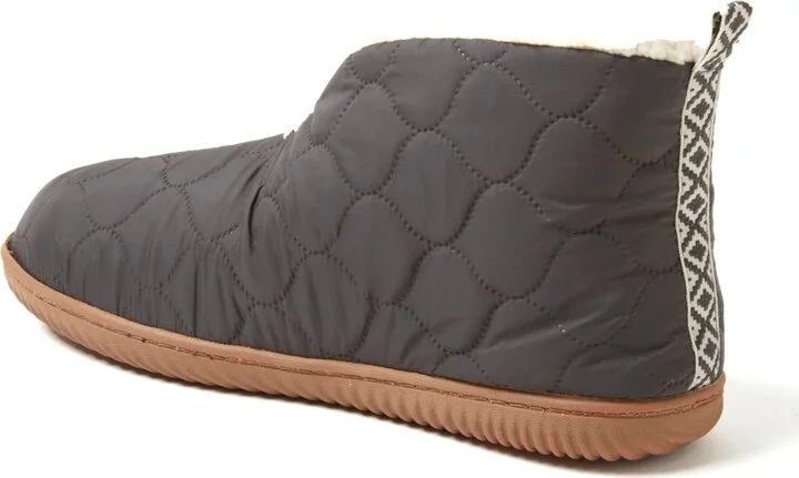 Dearfoams Men's Warm Up Bootie House Shoe Boot Slipper - Image 2