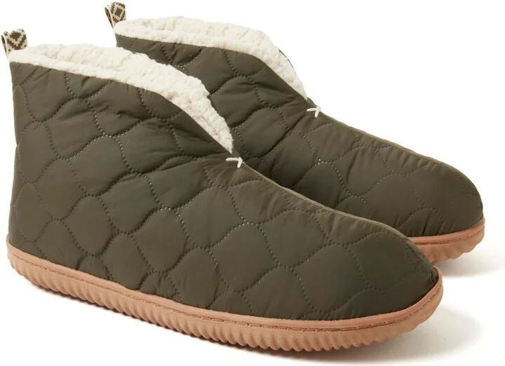 Dearfoams Men's Warm Up Bootie House Shoe Boot Slipper - Image 11