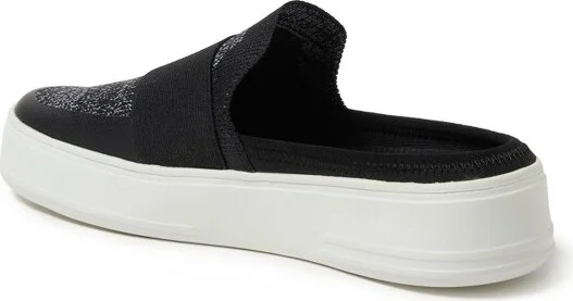 Dearfoams Women's Callie Sport Foam Slip-On Clog Sneaker - Black Size - Image 2