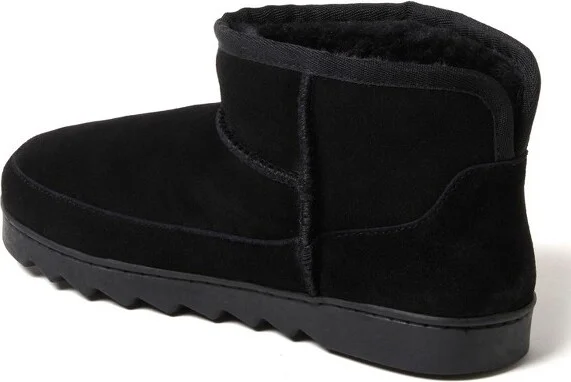 Dearfoams Women's Gretchen Genuine Suede Mini Bootie - Chestnut Size - Image 2