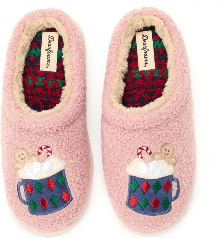 Dearfoams Women's Holiday Novelty Clog Slipper - Image 8
