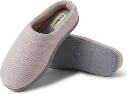 Dearfoams Women's Lacey Rib Knit House Shoe Clog Slipper - Image 2