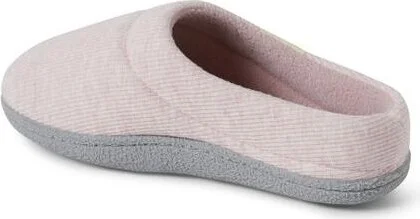 Dearfoams Women's Lacey Rib Knit House Shoe Clog Slipper - Image 3