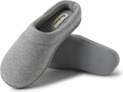 Dearfoams Women's Lacey Rib Knit House Shoe Clog Slipper - Image 6