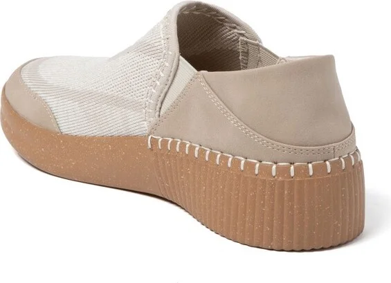 Dearfoams Women's Lee Knit Twin Gore Sneaker - Tan Size - Image 2