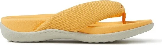 Dearfoams Women's Low Foam Thong Sandal - Yellow Size - Image 6