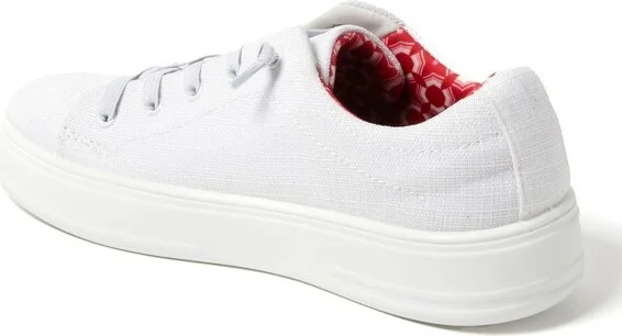 Dearfoams Women's Mabel Woven Slip On Sneaker - White Size - Image 2