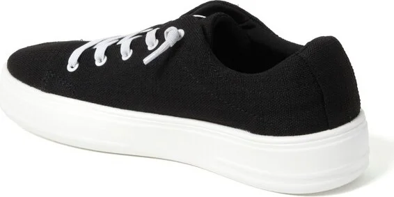 Dearfoams Women's Mabel Woven Slip On Sneaker - White Size - Image 3