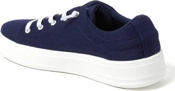 Dearfoams Women's Mabel Woven Slip On Sneaker - White Size - Image 5