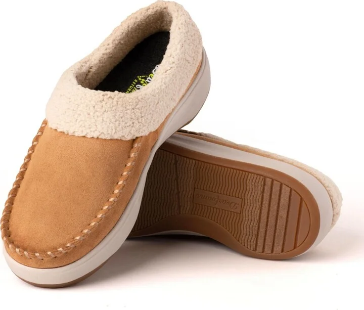 Dearfoams Women's Maple Moccasin Toe Clog House Shoe Slipper - Image 3