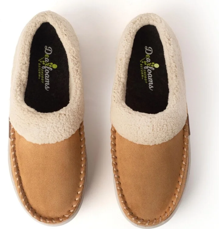 Dearfoams Women's Maple Moccasin Toe Clog House Shoe Slipper - Image 4