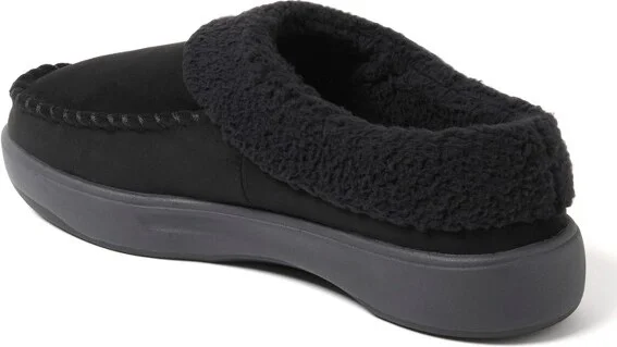 Dearfoams Women's Maple Moccasin Toe Clog House Shoe Slipper - Cayenne Size - Image 4