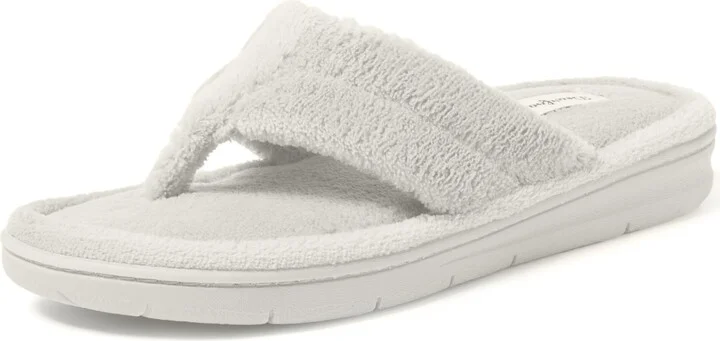 Dearfoams Women's Melanie Terry Thong Slipper