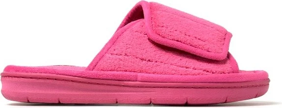 Dearfoams Women's Mickey Terry Adjustabe Shower Side House Sipper - Back Size L - Image 3