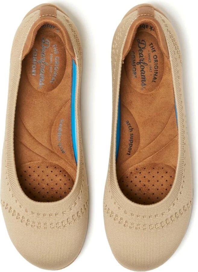 Dearfoams Women's Misty Ballet Flat Lightweight Slip Ons - Image 7