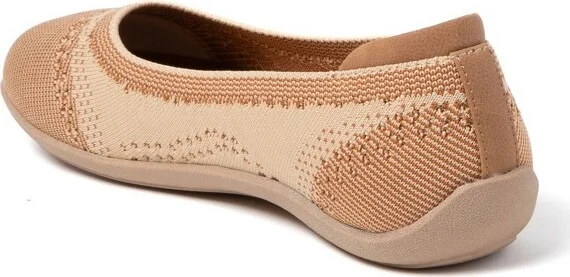 Dearfoams Women's Misty Ballet Flat Lightweight Slip Ons - Pink Size - Image 2