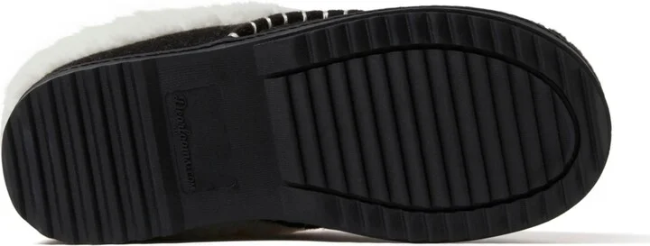 Dearfoams Women's Nyla Felted Plaid Moccasin Toe Clog House Shoe Slipper - Image 5
