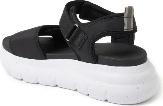Dearfoams Women's Odell Platform Sandal - Sleet Size - Image 4