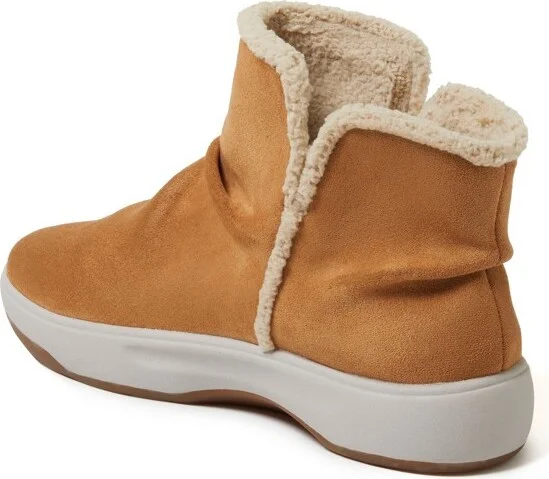 Dearfoams Women's Pine Energy Return Water-Resistant Bootie - Whiskey Size - Image 2