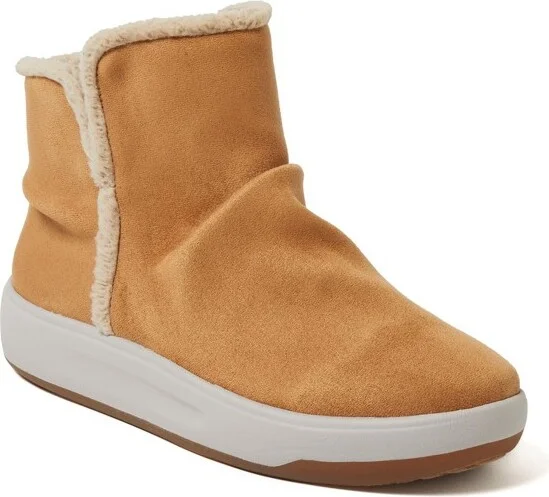Dearfoams Women's Pine Energy Return Water-Resistant Bootie - Whiskey Size