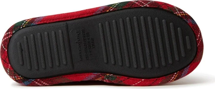 Dearfoams Women's Plaid Mama Bear Mom Clog House Slipper - Image 4
