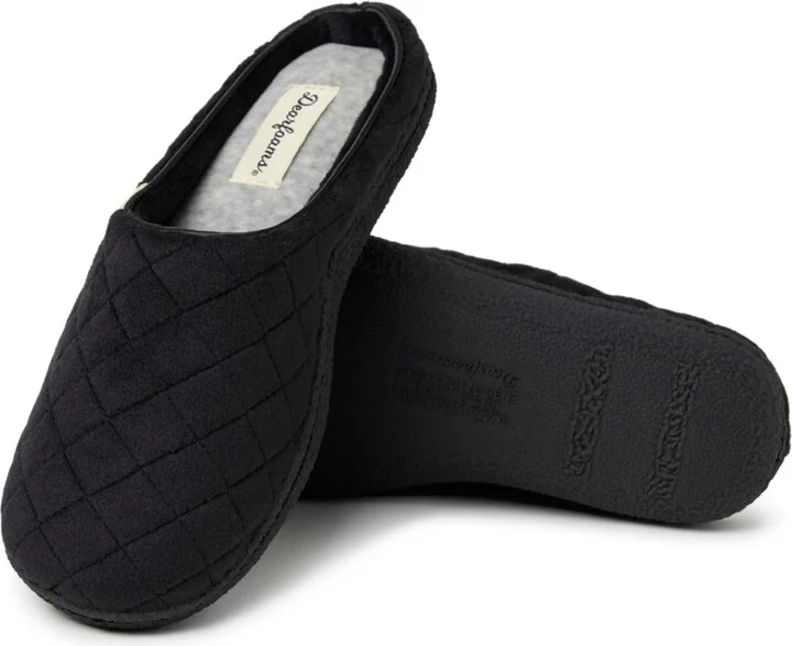 Dearfoams Women's Quilted Velour Clog House Slipper - Image 2