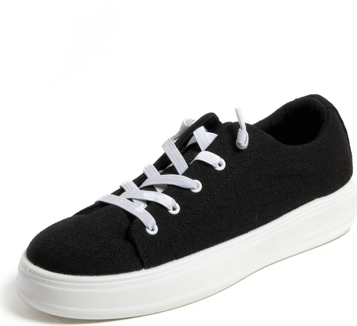 Dearfoams Women's Shoes-Mabel Lightweight Comfortable Easy Slip On Sneaker with Arch Support