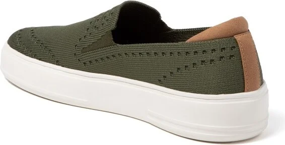 Dearfoams Women's Sophie Slip-On Sneaker - Latte Size - Image 5